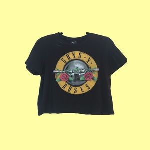 Guns N Roses Crop Top